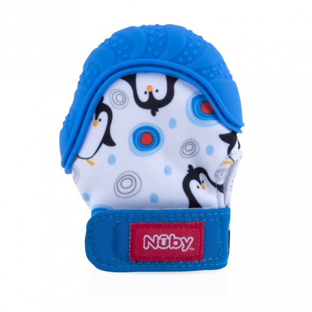 Nuby咬咬固齒手套(附收納袋)