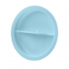 直立式矽膠餵食器(藍/粉)