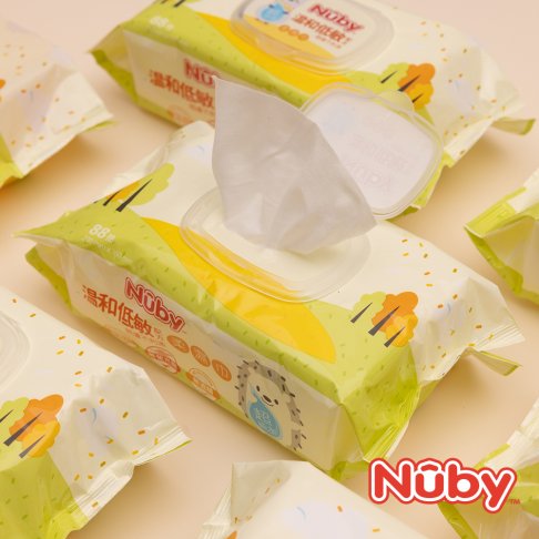 Nuby EDI超純水柔濕巾(88抽/3包) 2