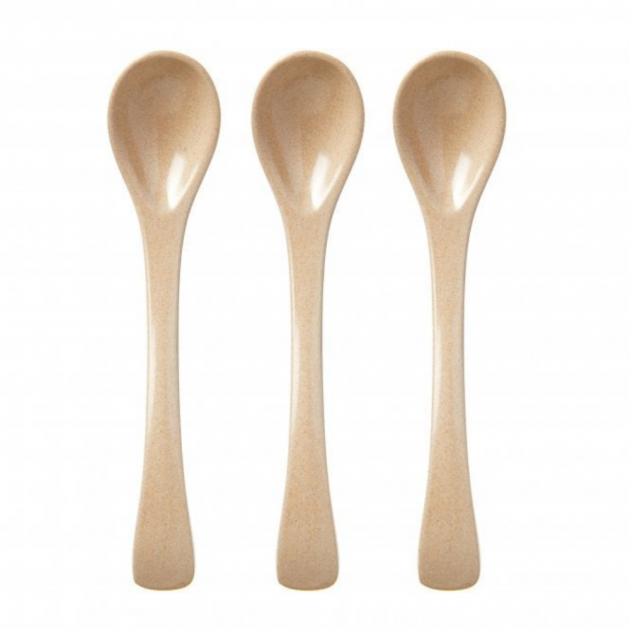 米餐具_兒童湯匙三入組 Rice Husk Eco Spoon 1