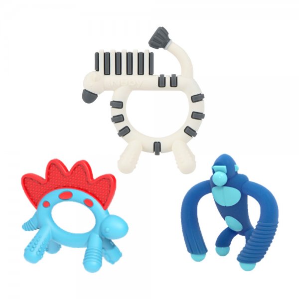 童趣造型動物矽膠固齒器