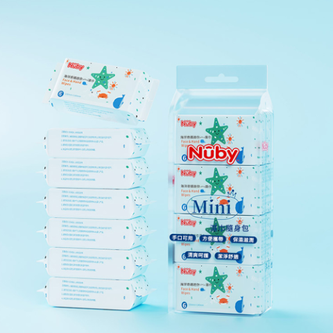 Nuby海洋奇遇迷你HOLD濕巾(箱購超划算)