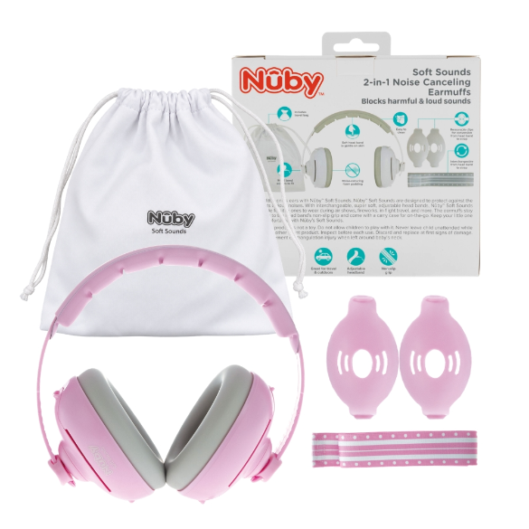 Nuby  2-in-1 嬰童降噪隔音耳罩(附收納袋)