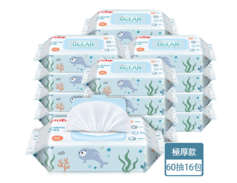 Nuby 海洋系列極厚柔濕巾