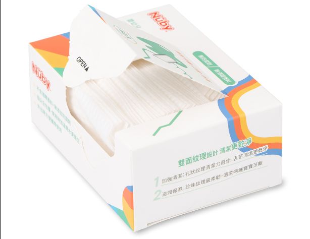 Nuby 雙紋理 潔牙巾(指套包覆) 