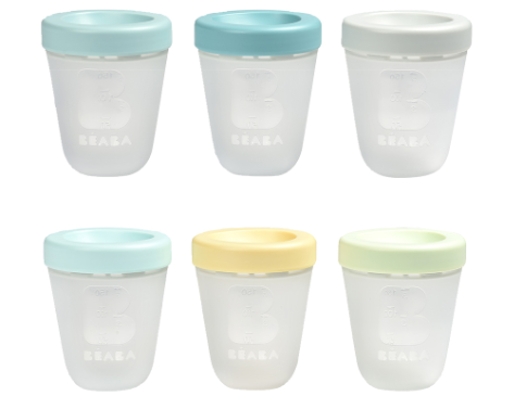 BEABA矽膠儲存罐3件組(3x200ml)