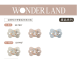 Wonderland蝴蝶型 矽膠雙扁安撫奶嘴